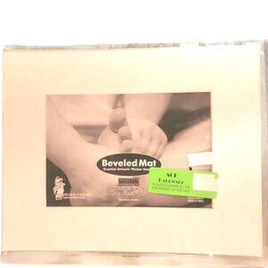 Beveled Photo White Mat 8x10 Artwork Photos Picture 5x7 Momento